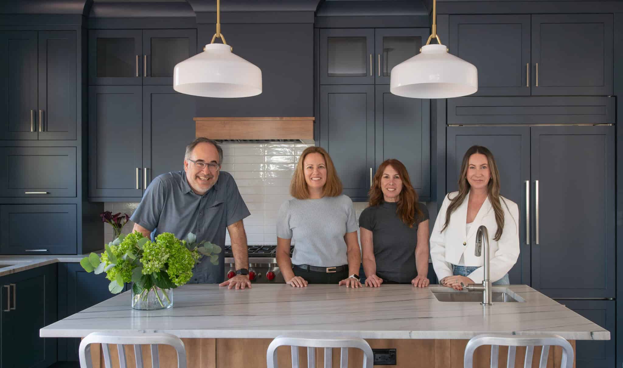 Matt on set with 4th Avenue Design, Wilmette IL